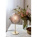 Nordlux Lampe de table ORBIFORM avec interrupteur, avec prise de courant E27 IP20, laiton brossé 
