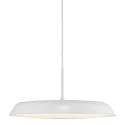 Luminaire à suspension PISO plat, rond, Dim-To-Warm IP20, blanche, blanc mat gradable