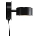 Nordlux Luminaire mural CLYDE IP20, noir , noir mat gradable