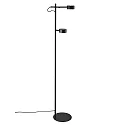 Nordlux LED Floor lamp CLYDE, 2x 5W, 2700K, 2x 350lm, IP20, 3-Step MOODMAKER, black