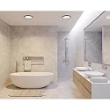 Nordlux LED Ceiling luminaire OJA 29 LED Bathroom luminaire, 14,5W, 3000/4000K, IP54, black