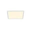 LED Ceiling luminaire OJA SQUARE 29, 14,5W, 3000/4000K, 1600lm, IP20, ring white