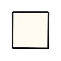 Nordlux LED Ceiling luminaire OJA SQUARE 29 Bathroom luminaire, 14,5W, 3000/4000K, 1600lm, IP54, ring black