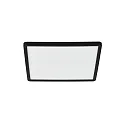 Nordlux LED Ceiling luminaire OJA SQUARE 29 Bathroom luminaire, 14,5W, 3000/4000K, 1600lm, IP54, ring black