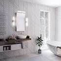 Nordlux LED Bathroom luminaire HELVA DOUBLE BASIC LED Mirror luminaire, 9W, 3000K, 900lm, IP44, white