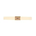 Nordlux Luminaire mural HELVA DOUBLE BASIC IP44, bois, mat 