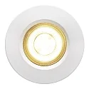 Plafonnier encastré DORADO SMART lot de 1 IP65, blanche gradable