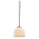 Nordlux Lampe rechargeable KETTLE TO-GO 36 IP65, mat, rouge, blanche gradable