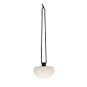 Lampe suspendue à accu SPONGE dimmable IP65, blanc mat gradable
