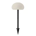 Lampe à pique à accu SPONGE dimmable IP65, noir , blanc mat gradable