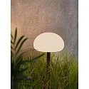 Nordlux Lampe à pique à accu SPONGE dimmable IP65, noir , blanc mat gradable