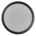 Luminaire mural d'extérieur AVA SMART LIGHT rond, programmable IP54, noir mat gradable