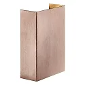 Luminaire mural d’extérieur FOLD 10 LED haut bas, angulaire, réglable, commutable IP54, scintillant, cuivre 