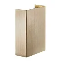 Luminaire mural d’extérieur FOLD 10 LED haut bas, angulaire, réglable, commutable IP54, scintillant, laiton 