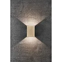 Nordlux Luminaire mural d’extérieur FOLD 10 LED haut bas, angulaire, réglable, commutable IP54, scintillant, laiton 