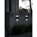 Nordlux Luminaire mural d’extérieur FOLD 15 LED IP54, dégager, noir mat 