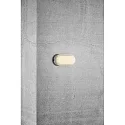 Nordlux LED Outdoor Wall luminiare CUBA ENERGY, oval, 7W, 3000K, 700lm, IP54, white, glass opal white