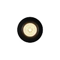 Nordlux Downlight STARKE rond IP20, scintillant, noir  gradable