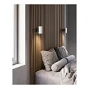 Nordlux wall luminaire MONA IP20, black, white dimmable