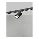 Nordlux 1-Projecteur monophasé LINK RONDIE GU10 IP20, noir mat 