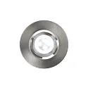Nordlux Plafonnier encastré DON SMART RGB Tunable White, RGB IP65, nickel brossé gradable