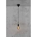 Nordlux Luminaire à suspension PACO à 1 flamme E27 IP20 mat, noir