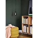 Nordlux Luminaire à suspension PACO à 1 flamme E27 IP20 mat, noir