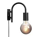 Nordlux Luminaire mural PACO E27 IP20, mat, noir 