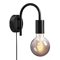 Nordlux Luminaire mural PACO E27 IP20, mat, noir 