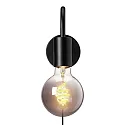 Nordlux Luminaire mural PACO E27 IP20, mat, noir 