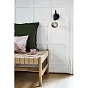 Nordlux Luminaire mural PACO E27 IP20, mat, noir 
