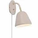 Nordlux Luminaire mural FLEUR E14 IP20, beige, mat, blanche