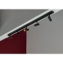 Nordlux Luminaire de plafond OMARI 5 flammes IP20, mat, noir gradable