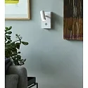 Nordlux Luminaire mural OMARI IP20, mat, blanche gradable