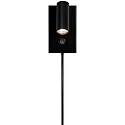 LED Wall luminaire OMARI, 3,2W, 2700K, black