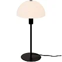 Nordlux Lampe de table ELLEN 20 semi-circulaire, avec interrupteur, avec douille E14 IP20, noir mat 