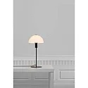 Nordlux Lampe de table ELLEN 20 semi-circulaire, avec interrupteur, avec douille E14 IP20, noir mat 