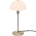 Nordlux Lampe de table ELLEN 20 semi-circulaire, avec interrupteur, avec douille E14 IP20, acier brossé 