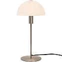 Nordlux Lampe de table ELLEN 20 semi-circulaire, avec interrupteur, avec douille E14 IP20, acier brossé 