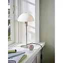 Nordlux Lampe de table ELLEN 20 semi-circulaire, avec interrupteur, avec douille E14 IP20, acier brossé 