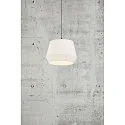 Pendant luminaire DICTE 40, E27, white