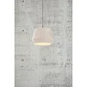Luminaire à suspension DICTE 40 E27 IP20, beige, mat, noir 