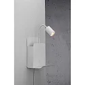 Luminaire mural ROOMI GU10 IP20 mat, noir , blanche
