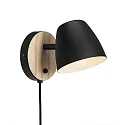 Nordlux Luminaire mural THEO GU10 IP20, mat, noir 