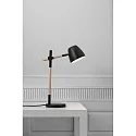 Lampe de table THEO GU10 IP20, mat, noir 