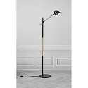 Lampadaire THEO GU10 IP20, gris, mat, noir 