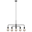 Nordlux Pendant luminaire GLOOM, 5 flames, E27, black