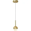 Nordlux Luminaire à suspension CONTINA G9 IP20 mat, laiton, blanche