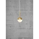 Nordlux Luminaire à suspension CONTINA G9 IP20 mat, laiton, blanche