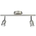 Luminaire de plafond AVENUE 2 GU10 IP20, argent